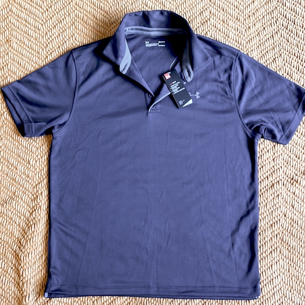 Men’s Under Armour polo shirt. Size large. New with tags.